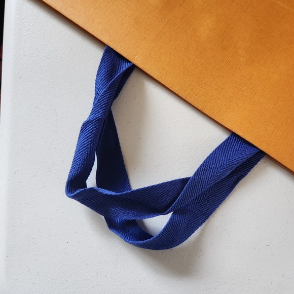 Louis Vuitton Large Empty Paper Gift Shopping Tote Bag 21"x19”x4.75” Decor - Picture 3 of 7